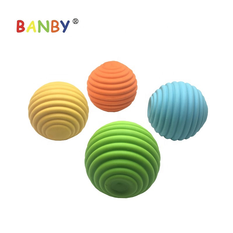 Rubber Ball Dog Toy Training Chew Play Fetch Bite Toys